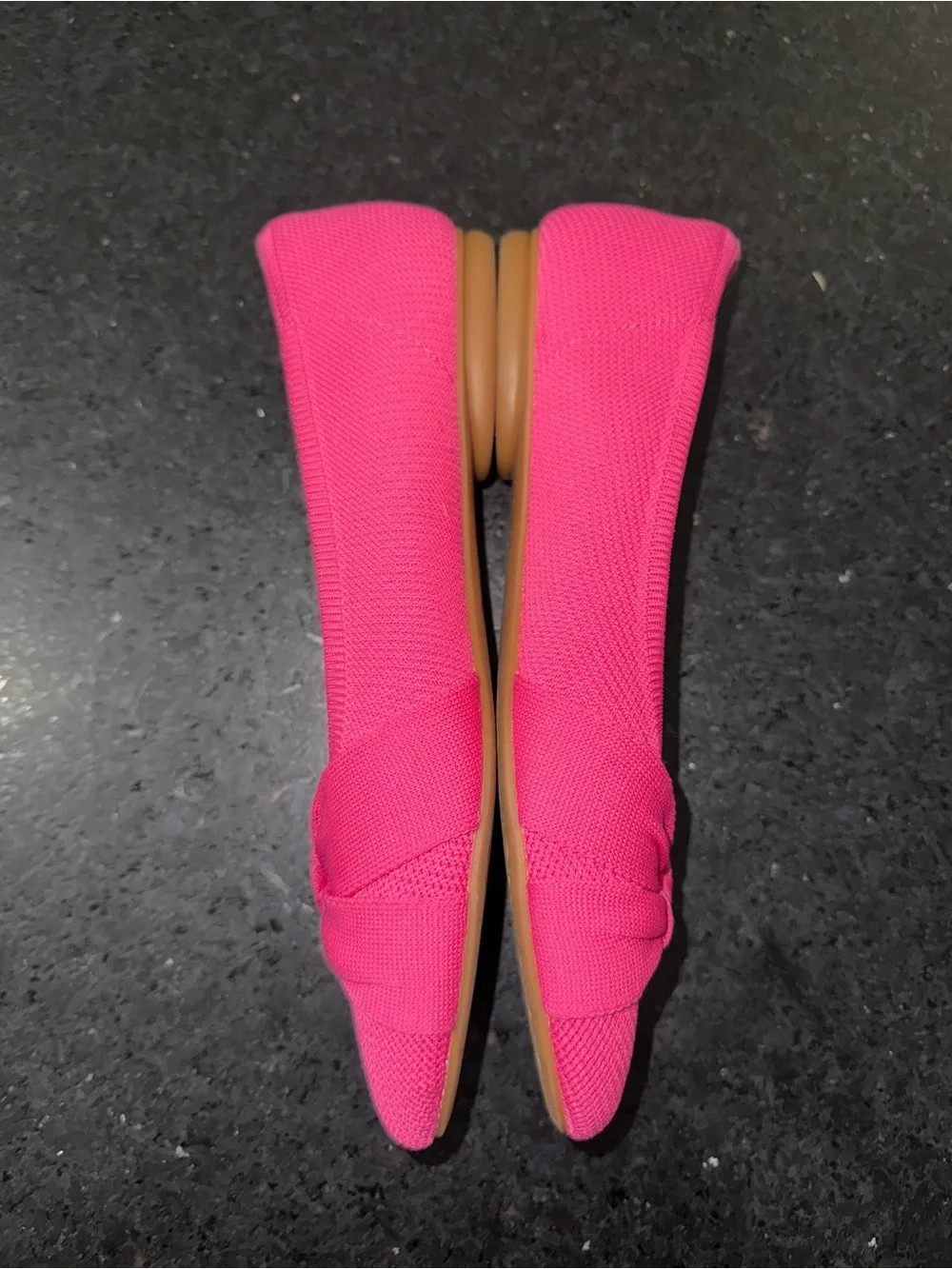 VIVAIA Almond-Toe Knotted Flats (Bibi) Color Pitaya Bow Style Azura SZ 8.5